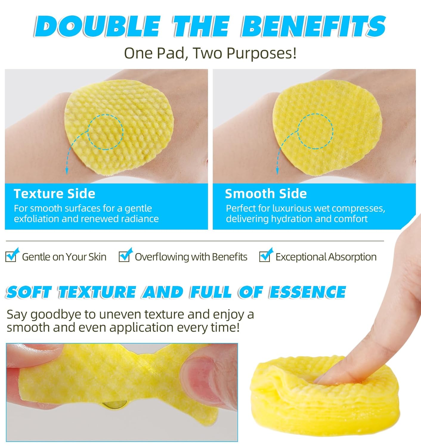 Turmeric Acid Cleansing Pad Brightens And Softens Skin