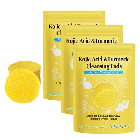 Turmeric Acid Cleansing Pad Brightens And Softens Skin