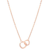 Mobius Strip Necklace Female Summer Circle Clavicle Chain