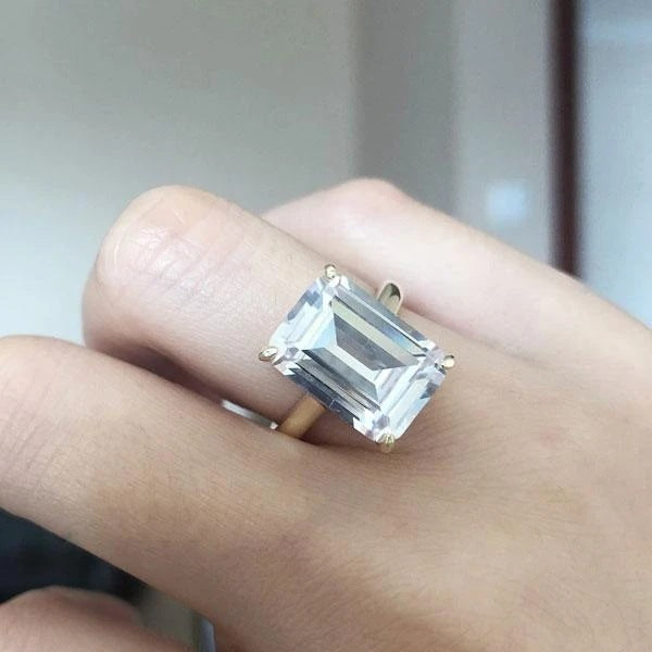 Artificial Diamond Ring High Carbon Diamond Simulation Bracelet